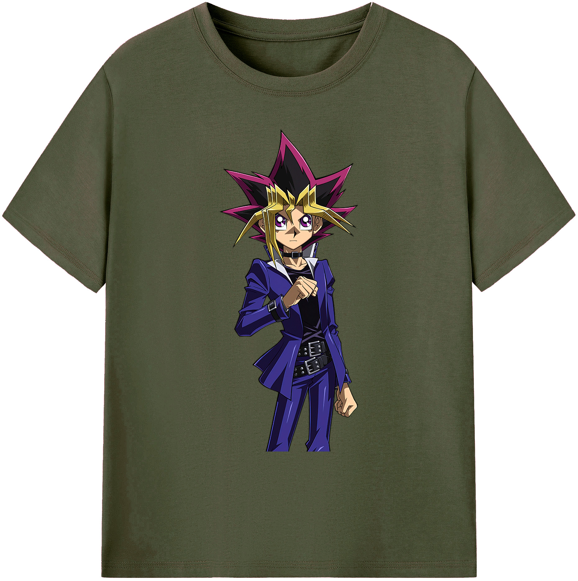 （画像用） 遊☆戯☆王 Yu-Gi-Oh! 綿100％ メンズ半袖Tシャツ｜肌触りやわらか＆通気性